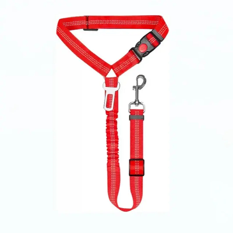 Car Seat Belt Dog Leash, Length Adjustable Pet Safety Leash, Car Safety Leash, Dog Traction Rope, Car Interior Accessories