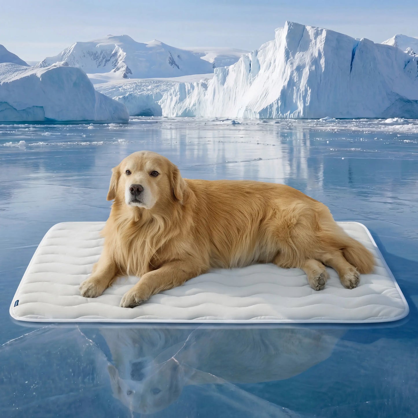 Bedsure Cooling Thin & Thick Mat for Dogs – Q-MAX>0.4 Washable Pet Cooling Pad, No Gel, No Electric, Non-Slip Summer Crate Bed for Large Dogs Summervibes