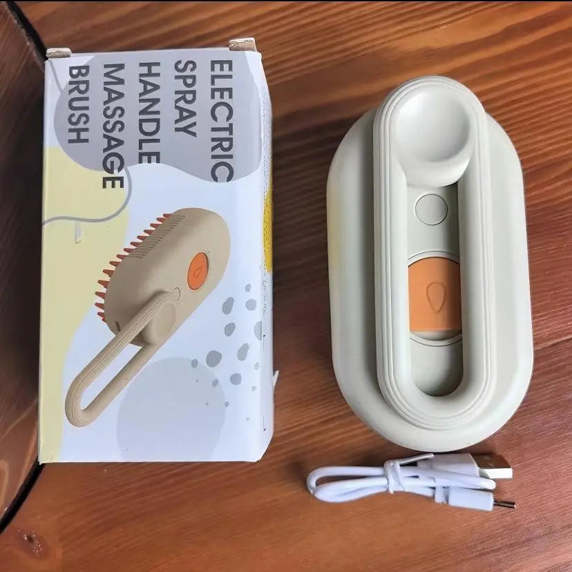 3 in 1 Pet Steam Brush Steamy Cat Brush Grooming Comb for Dogs Cats, Steam Pet Hair Remover with Adjustable Pet Steamy Mist, Remove Flying Fur Steam Advanced Pet Hair Removal Comb, Pet Pal Brush Cleaning Tool, Deshedding Steam Brush for Home Grooming Rand