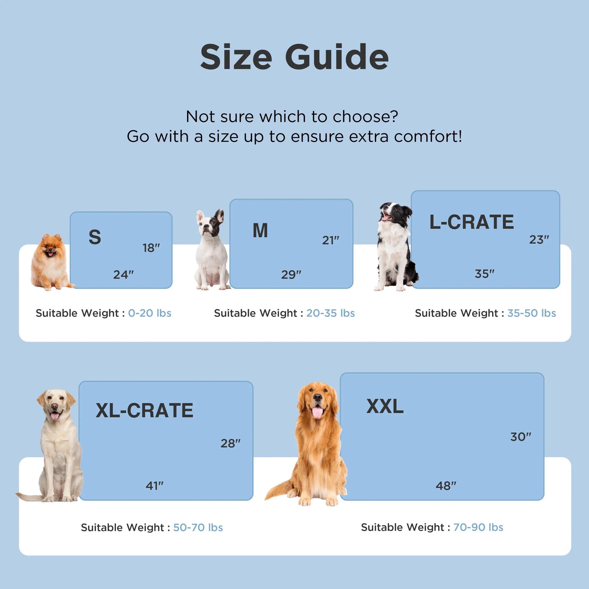 Bedsure Cooling Thin & Thick Mat for Dogs – Q-MAX>0.4 Washable Pet Cooling Pad, No Gel, No Electric, Non-Slip Summer Crate Bed for Large Dogs Summervibes