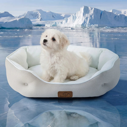 Bedsure Cooling Thin & Thick Mat for Dogs – Q-MAX>0.4 Washable Pet Cooling Pad, No Gel, No Electric, Non-Slip Summer Crate Bed for Large Dogs Summervibes